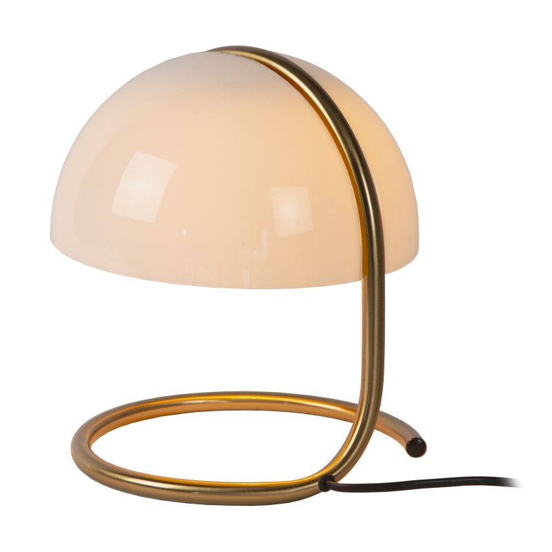 Lucide CATO - Stolná lampa - Ø 23,5 cm - 1xE27 - Biela